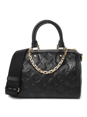 Louis Vuitton

Louis Vuitton Black Empreinte Leather Speedy Bandouliere 22 Bag , size 23*16