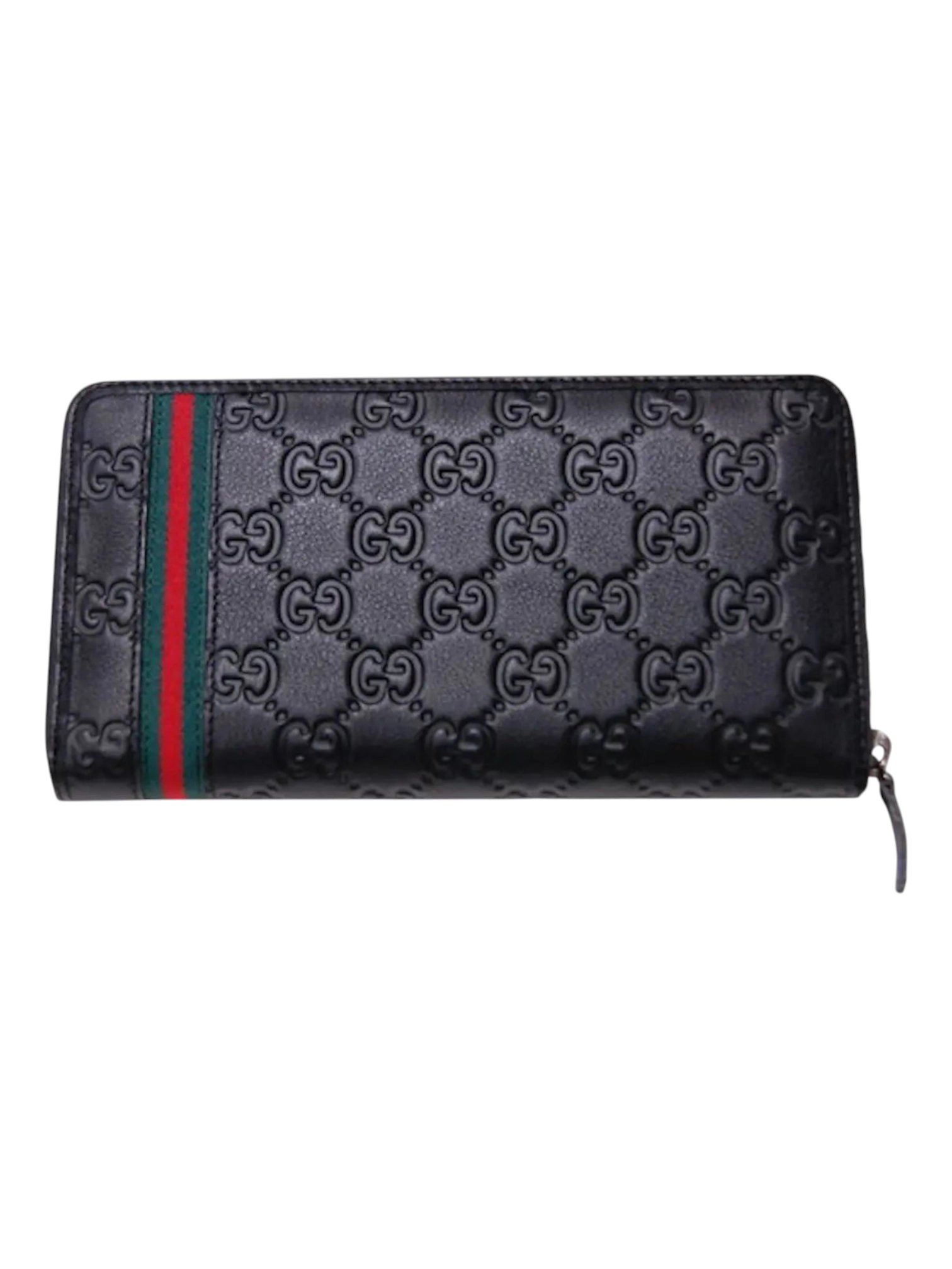 ⁦GUCCI Zip around Wallet + Brand Box , size 19*10⁩ - الصورة ⁦1⁩