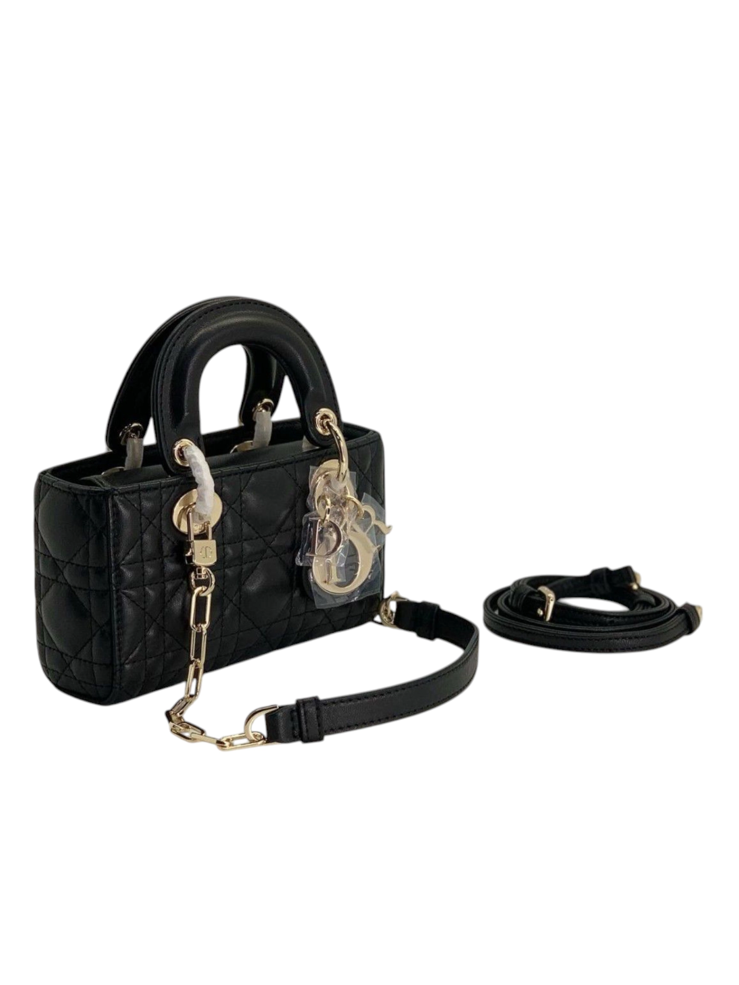 ⁦Christian Dior   Lady D-Joy Micro Bag ,  size 17×11 + brand box .. BFR⁩ - الصورة ⁦6⁩