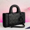 Christian Dior Medium Lady D Joy Bag Black Ultramatte  + Brand Box , size 27*15 - Thumbnail Image 10