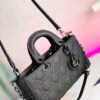 Christian Dior Medium Lady D Joy Bag Black Ultramatte  + Brand Box , size 27*15 - Thumbnail Image 8