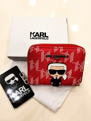 KARL LAGERFELD Zip around wallet + Brand Box  , size 11*9