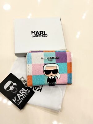 KARL LAGERFELD Zip around wallet + Brand Box  , size 11*9