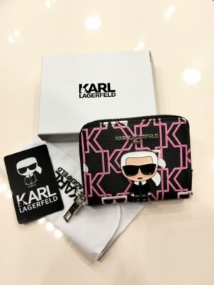 KARL LAGERFELD Zip around wallet + Brand Box  , size 11*9