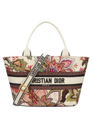 Christian 
Dior Multicolor Canvas Albero Della Vita 
 + Brand Box , size 35*23