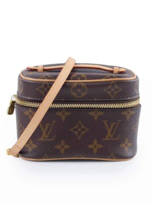 Louis Vuitton Nice Vanity Case Monogram  Nano + Brand Box , size  18*13