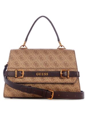 Guess Sestri Logo Top Handle FlapBag + Brand Box , size 28*21