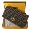 Fendi baguette Fabric Jacquard FF  Wallet On Chain + Brand Box , size 21x12 - Thumbnail Image 3