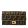 Fendi baguette Fabric Jacquard FF  Wallet On Chain + Brand Box , size 21x12 - Thumbnail Image 1