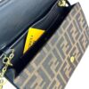 Fendi baguette Fabric Jacquard FF  Wallet On Chain + Brand Box , size 21x12 - Thumbnail Image 5