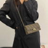 Fendi baguette Fabric Jacquard FF  Wallet On Chain + Brand Box , size 21x12 - Thumbnail Image 6