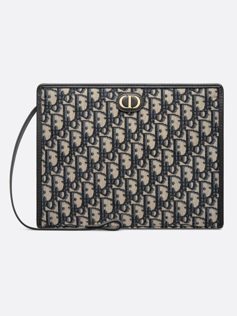 ⁦Christian Dior clutch 30 Montaigne Dea Pouch + Brand Box , size 26*20⁩ - الصورة ⁦1⁩