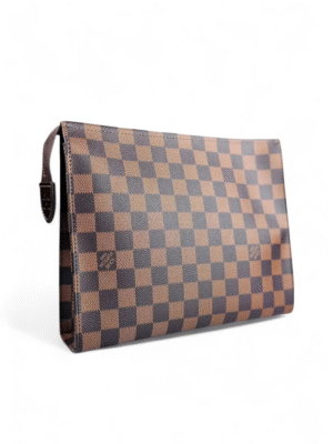 Louis Vuitton Clutch Damier Ebene Toiletry Pouch 26 + Brand Box  , size 25*20