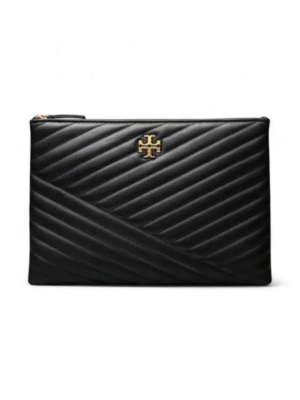 Tory Burch KIRA CHEVRON POUCH Clutch + Brand Box , size 29*20
