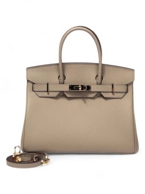 Hermes Birkin 35 vrn , size 35*28 - بيج
