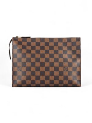 Louis Vuitton Clutch Damier Ebene Toiletry Pouch 26 + Brand Box  , size 25*20