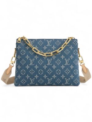 Louis Vuitton Monogram Denim Coussin remix PM + Brand Box size 28*20