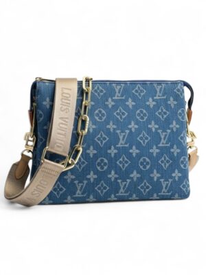 Louis Vuitton Monogram Denim Coussin remix PM + Brand Box size 28*20