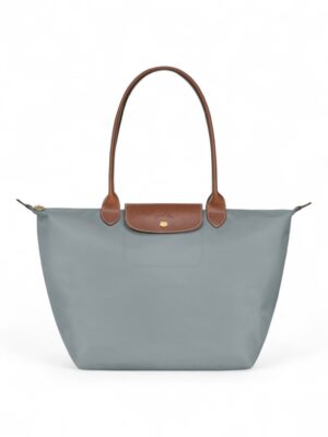 Longchamp Medium Le Pliage Tote Shoulder Bag , size 38*26 - رمادي
