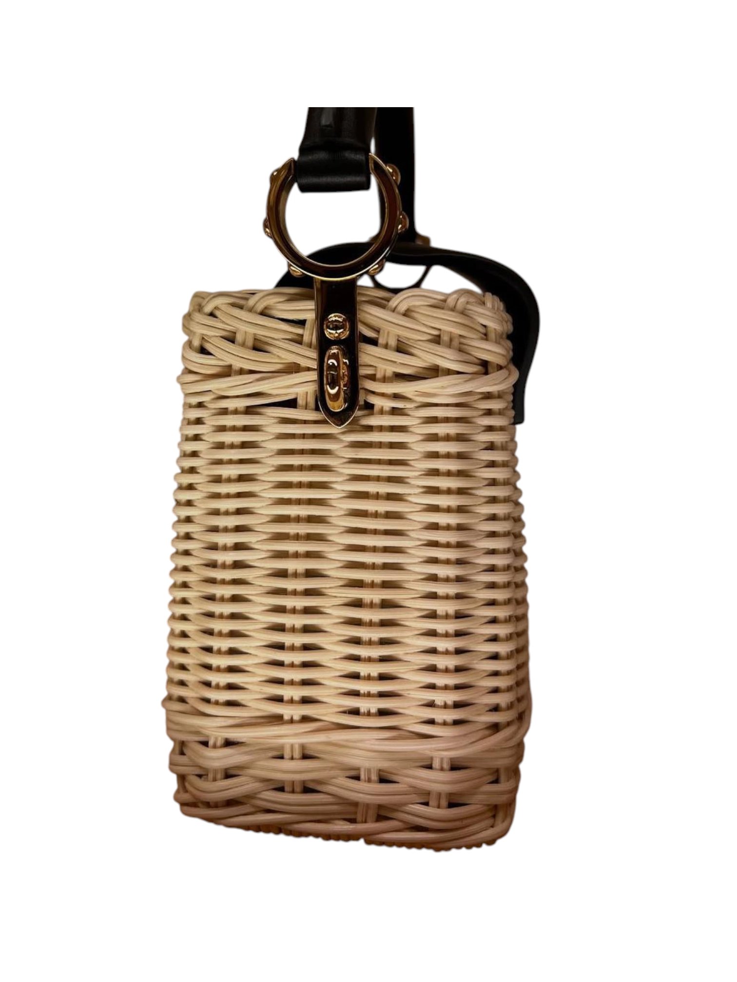 ⁦Louis Vuitton Raffia Wicker Capucines BB Beach bag  + Brand Box , size 26*19⁩ - الصورة ⁦6⁩
