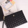 Chanel Black Quilted Leather clutch 
 + Brand Box , size 27*20 - Thumbnail Image 3