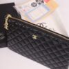 Chanel Black Quilted Leather clutch 
 + Brand Box , size 27*20 - Thumbnail Image 4