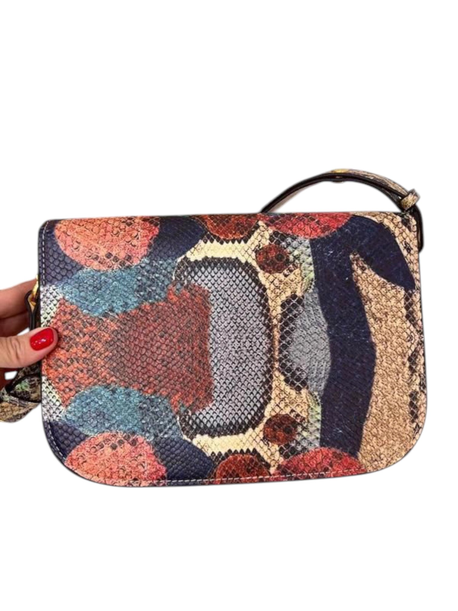 ⁦GUCCI
Horsebit 1955 python shoulder bag + Brand Box, size 24*18⁩ - الصورة ⁦2⁩