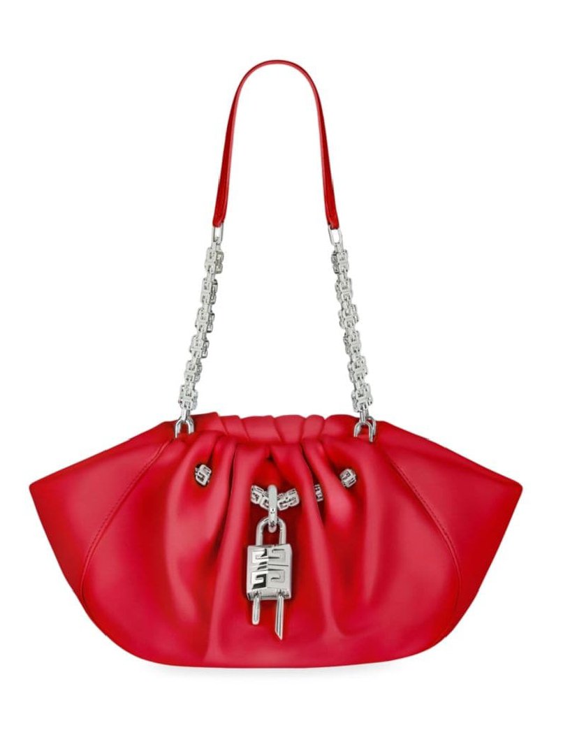 Givenchy Calfskin Kenny Shoulder Bag + Brand Box , size 24*15 - الصورة 12