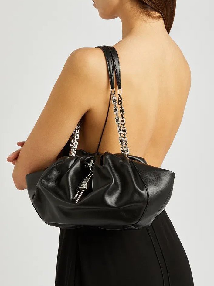 Givenchy Calfskin Kenny Shoulder Bag + Brand Box , size 24*15 - الصورة 2