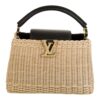Louis Vuitton Raffia Wicker Capucines BB Beach bag  + Brand Box , size 26*19 - Thumbnail Image 1