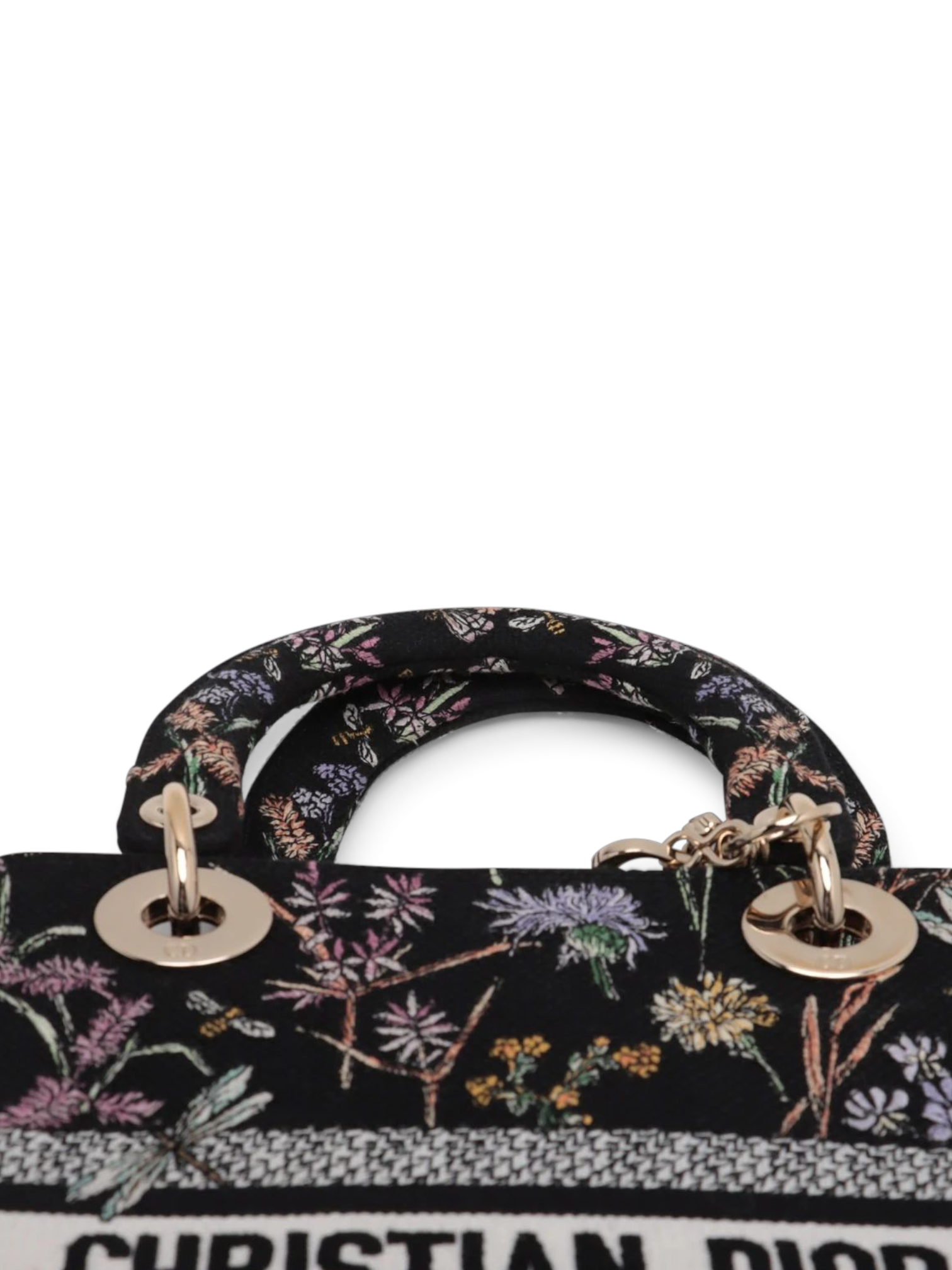 ⁦Christian Dior
Medium Embroidered Herbarium Lady D Lite + Brand Box , size 24*20⁩ - الصورة ⁦5⁩