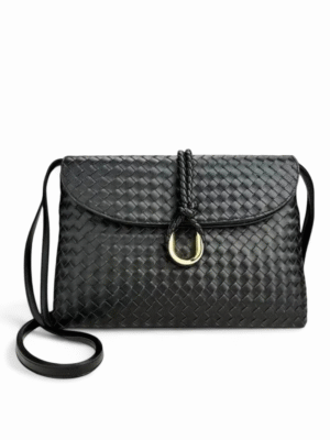 Bottega Venetta Liberta  woven clutch with shoulder strap + Brand Box , size 30*19