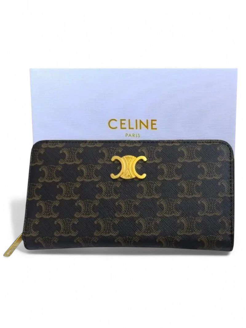 Celine Wallet + Brand Box , size 20*10 - الصورة 1
