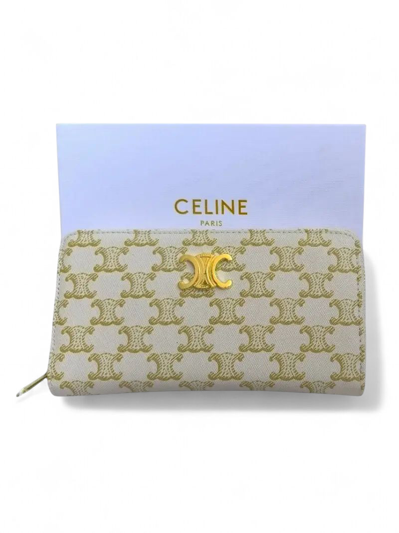Celine Wallet + Brand Box , size 20*10 - الصورة 2