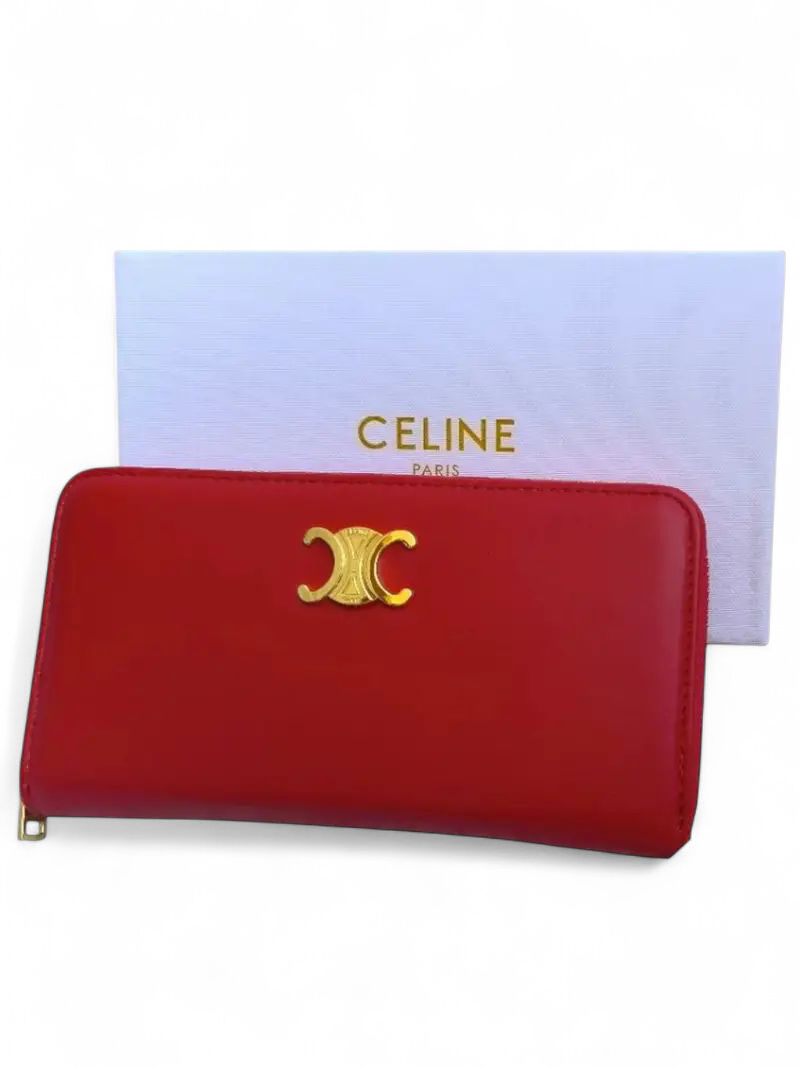 Celine Wallet + Brand Box , size 20*10 - الصورة 4