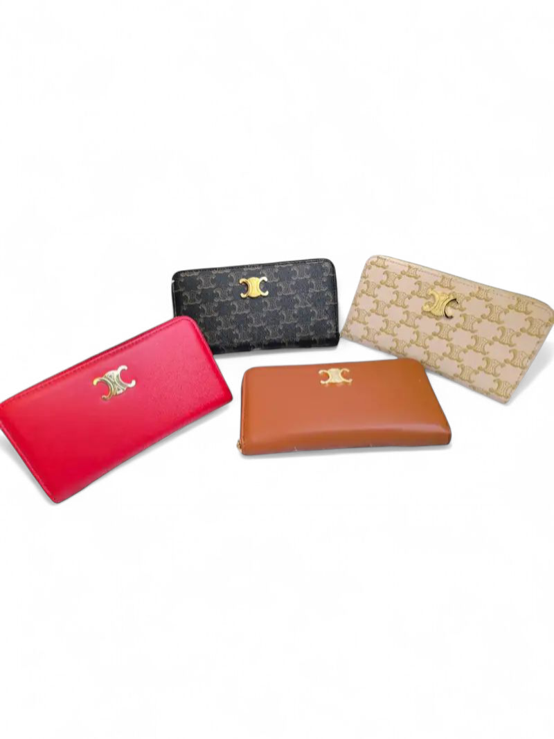 Celine Wallet + Brand Box , size 20*10 - الصورة 5