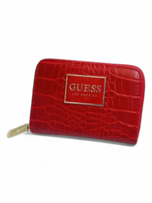 Guess CROC EMBOSSED zip around small Wallet + Brand Box , size 12*9