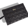 Christian Dior 
 Black Cannage Leather  Caro Clutch Bag, size 26*17 + Brand Box - Thumbnail Image 1