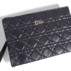Christian Dior 
 Black Cannage Leather  Caro Clutch Bag, size 26*17 + Brand Box - Thumbnail Image 2