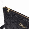 Christian Dior 
 Black Cannage Leather  Caro Clutch Bag, size 26*17 + Brand Box - Thumbnail Image 5