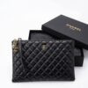 Chanel Black Quilted Leather clutch 
 + Brand Box , size 27*20 - Thumbnail Image 1