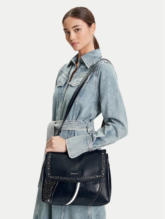 ⁦Desigual Studded M  bag , Size 31*22⁩ - الصورة ⁦7⁩