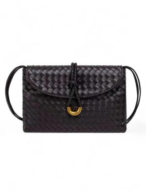 Bottega Venetta Liberta  woven clutch with shoulder strap + Brand Box , size 30*19 .