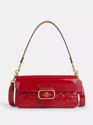 Coach Morgan  In Signature Leather + Brand Box , size 27*16