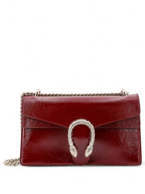 GUCCI  Dionysus embellished patent leather+ Brand Box , size 28*16 ..