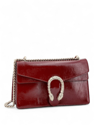 GUCCI  Dionysus embellished patent leather+ Brand Box , size 28*16 ..