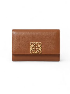 Loewe Anagram leather wallet + Brand Box , size 14*10