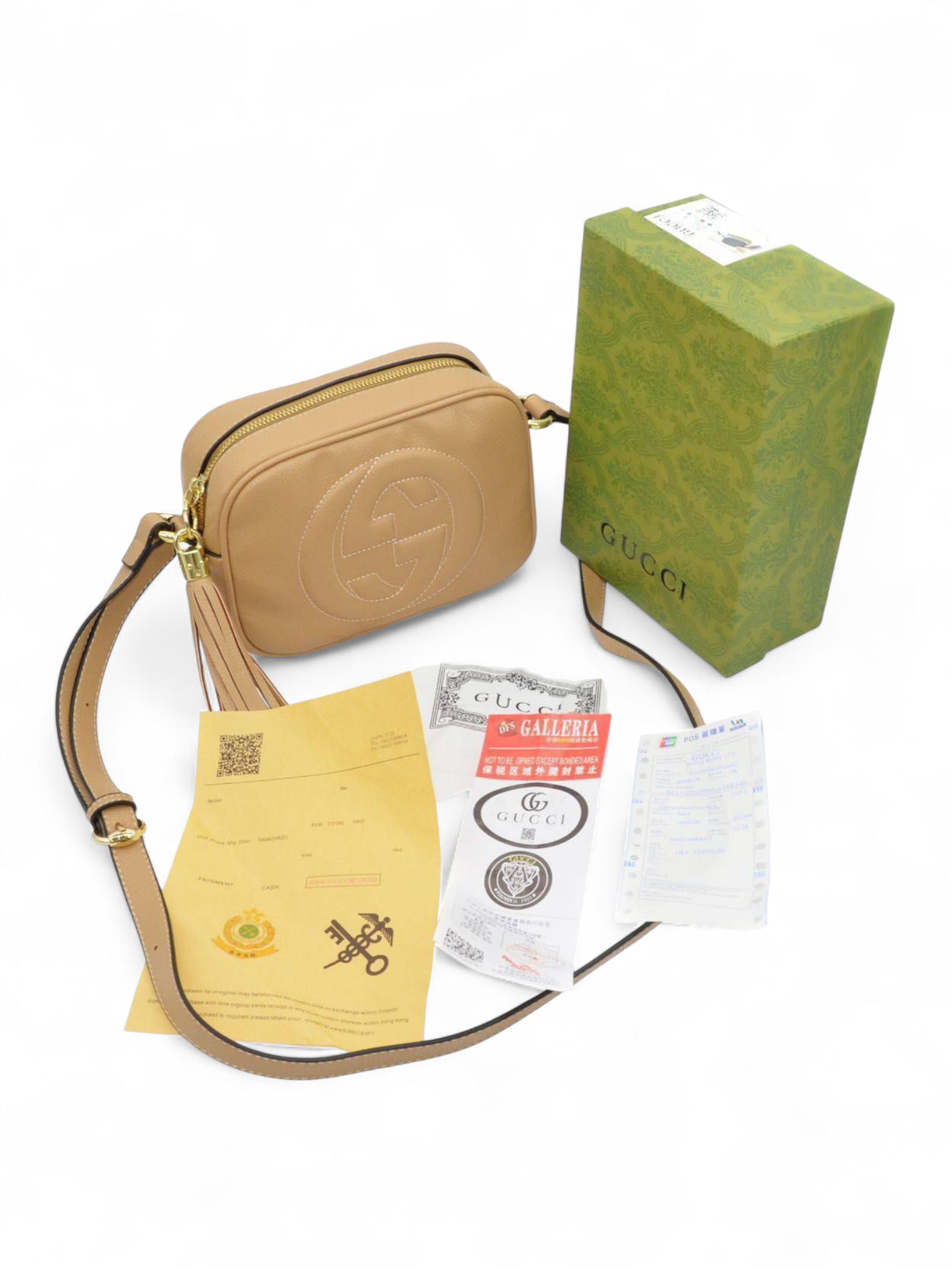 ⁦Gucci vintage soho disco camera bag + Brand Box , size 20*14 .. ofr⁩ - الصورة ⁦6⁩