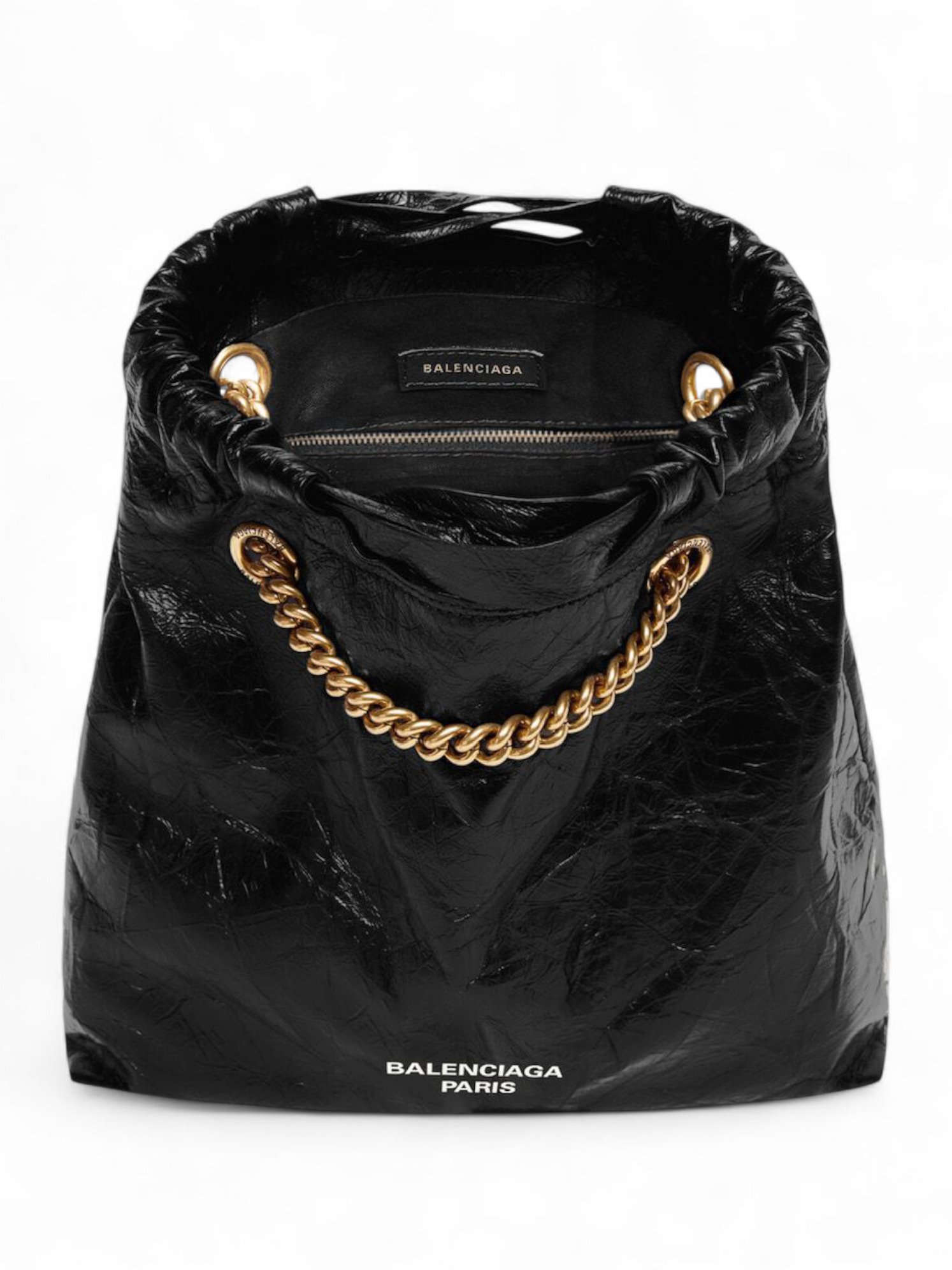 ⁦Balenciaga Crush Mini leather tote bag + Dust Cover , size 25*17 .. ofr⁩ - الصورة ⁦2⁩
