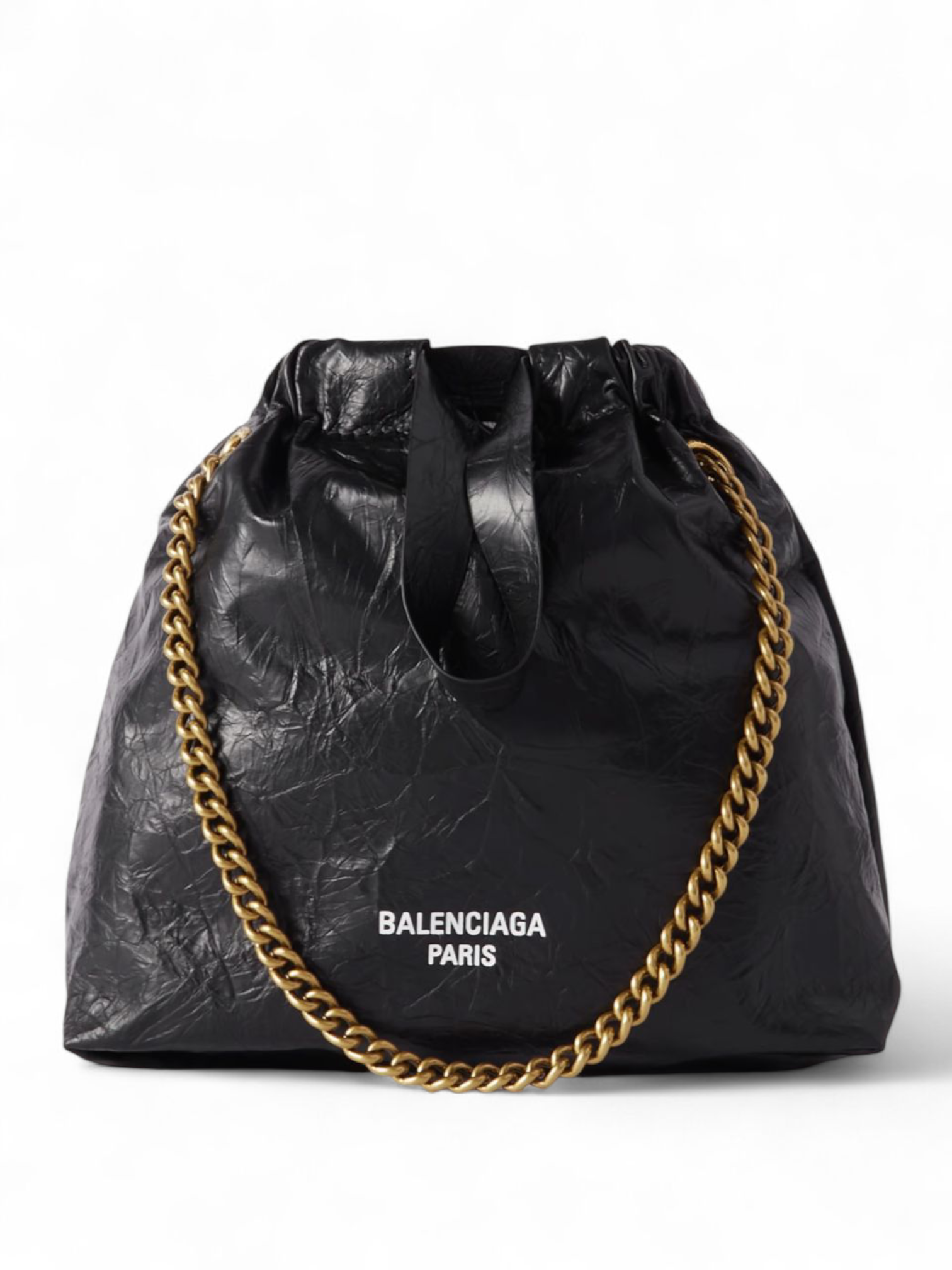⁦Balenciaga Crush Mini leather tote bag + Dust Cover , size 25*17 .. ofr⁩ - الصورة ⁦1⁩